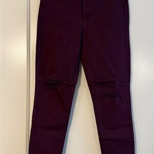 GAP Women's Dark Purple Skinny Jeans